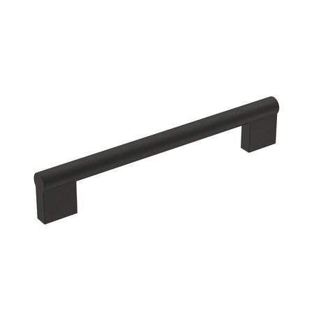 AMEROCK Versa 6-5/16 in 160 mm Center-to-Center Matte Black Cabinet Pull BP36914FB